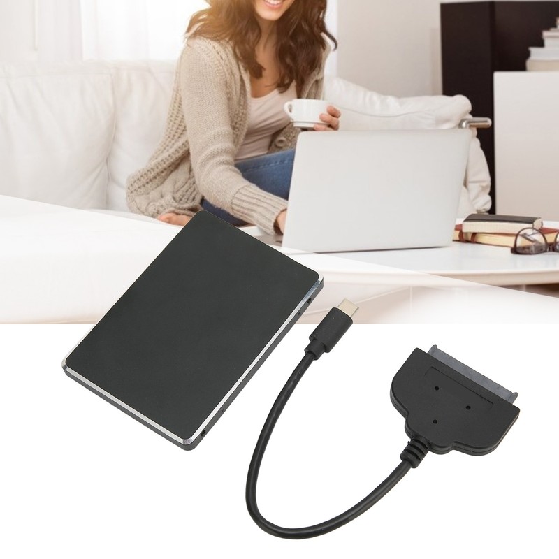 SSD Adapter Box Kit 10Gbps Data Transmission Ultra Thin Design