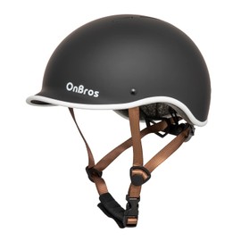 Bike Helmet, OnBros Helmets for Adults Men and Women, Scooter Skateboard Bicycle Helmets for Men and Women, Adult Bike Helmet Safe and Stylish, Integrated Design for Road Bike Helmet