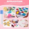 6 Pack Fabric Glue Pen Refills, 2" L x 0.6"