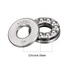 sourcing map 2 pieces miniature thrust ball bearings 51201 12