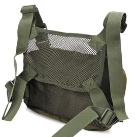 Clakllie Versatile Chest Bag for Men Patrol Chest Backpack Lightweight Utility Chest Rig Bag with Extra Storage,Green
