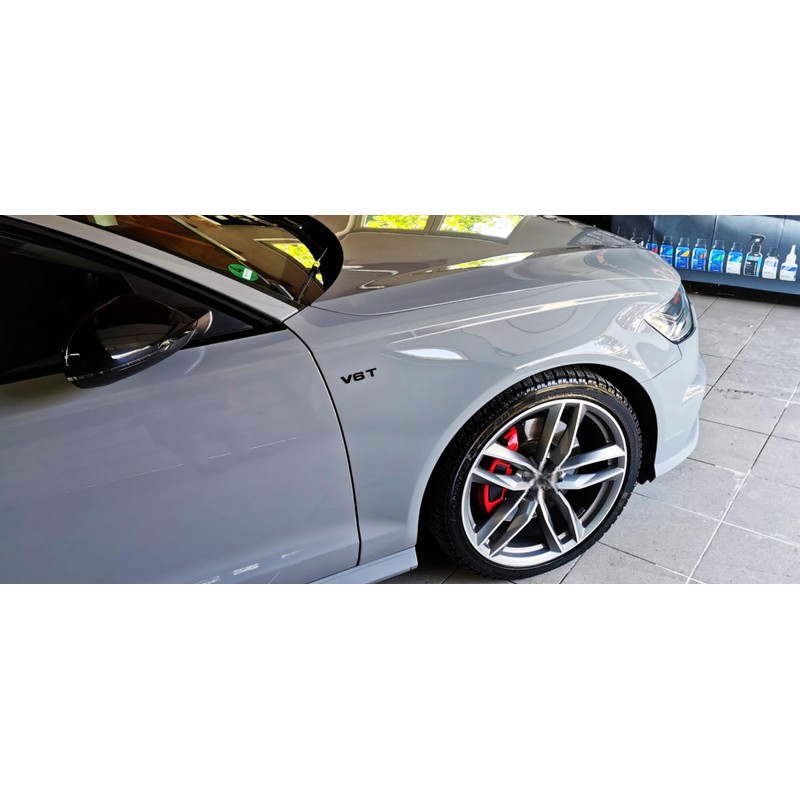 Espectronix - V6T Black Glossy Front Rear Fender Black Emblem