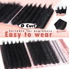 Focipeysa Lash Clusters 100D 200D Lash Extension with Bottom Lash