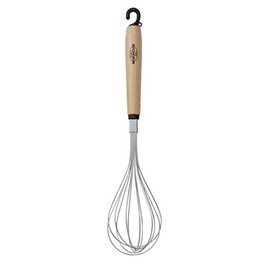 Suncraft BM-205 Whisk, Made in Japan, Natural Wood Pattern, Mokuhouse, Brown, 11.2 inches (28.5 cm)