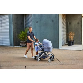 ABC Design Kiddie Ride On 2 Footboard - Buggy Board for Siblings - Universal Accessories for Pushchairs - Matching Seat Sold Separately - Colour: Black