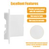 Teqooza 6x6 inch Plastic Access Panel for Drywall Ceiling Reinforced