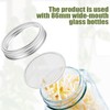 10 Pack Stainless Steel Screen Filter Strainer Lid for 86mm
