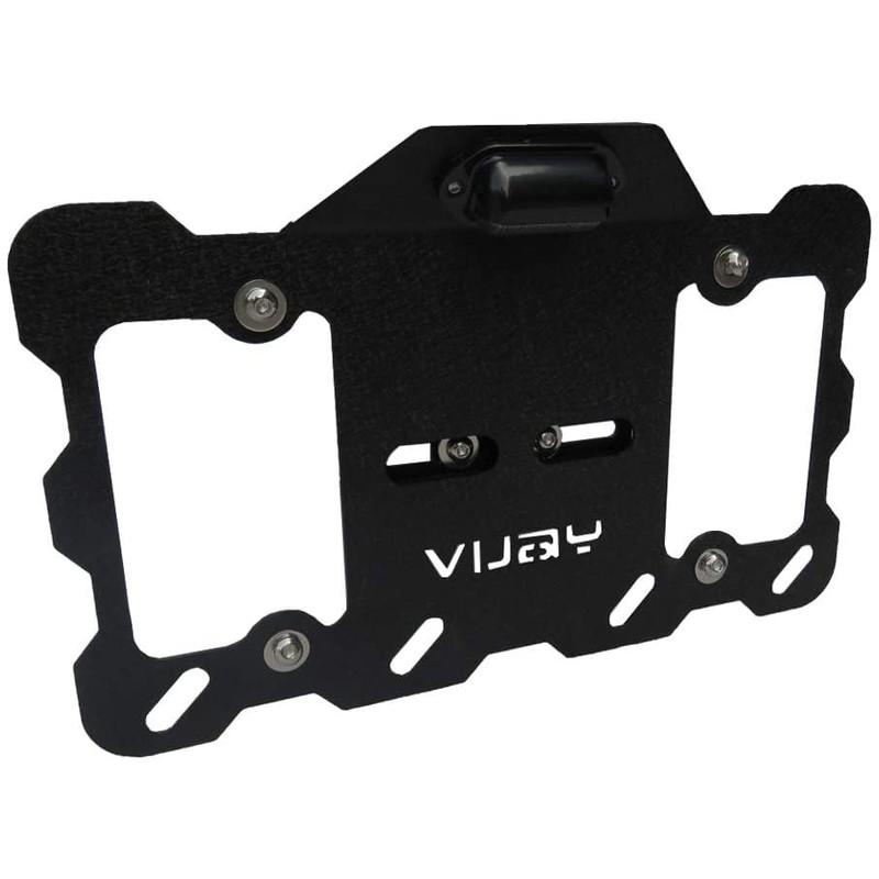 License Plate Frame Mount Compatible with 1987-2018 Jeep Wrangler JK