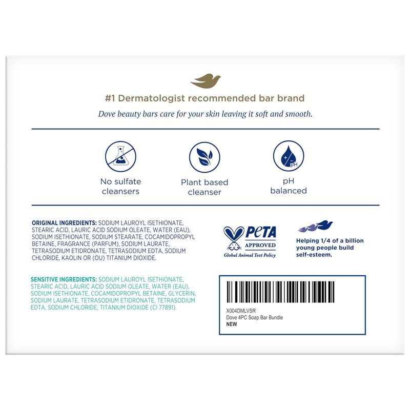 Dove Dove Beauty Bar Soap Variety 4-Pack