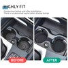Amooca Car Cup Coaster Universal Automotive Waterproof Non-Slip Cup Holders