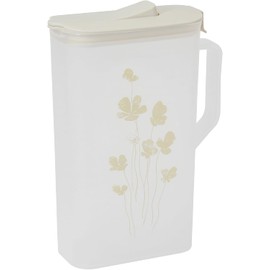 Pearl Metal DD-8016 Cold Water Tea Barley Tea Pot, Cold Water Bottle, 6.6 gal (2.0 L), Violet, Cool Square