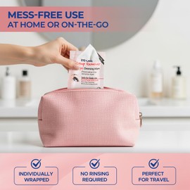 Dr. Fischer Dr. Fischer Makeup Remover Wipes for Sensitive Eyes and Eyelids - Cleans Waterproof Mascara - No Rinse