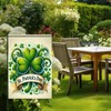 BlissYard Happy St Patricks Garden Flag 12x18 inch Double Sided
