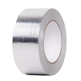HiwowSport Fiberglass Aluminized Foil Heat Shield Thermal Barrier Adhesive Backed Heat Reflective Tape 2" x 82' Roll Silver