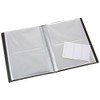 Nakabayashi CTP2L-80-BU Clear Pocket Album, 2L Size, 88 Sheets, Blue