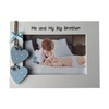 Me and My Big Brother Photo Frame Gift White Blue