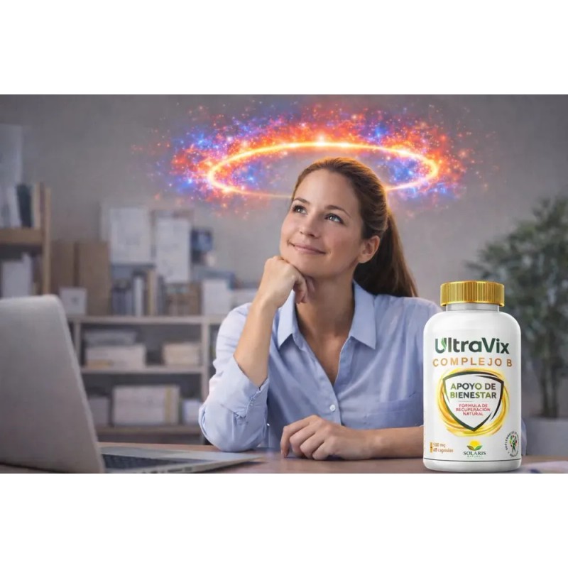 Ultravix Complejo B| Vitaminas B1 B2 B3 B6 B12| 60
