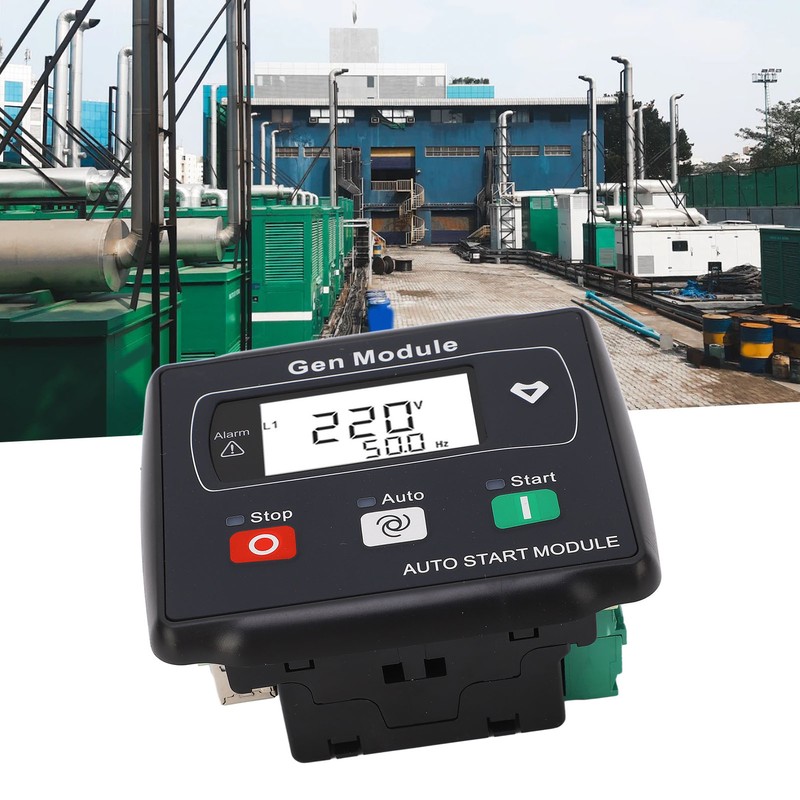 Generator Auto Controller LCD Display Genset Control Module Panel for