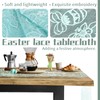 FainFun Lace Easter Table Runner 72" Long (Blue)