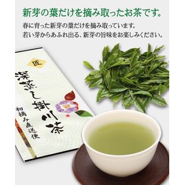 Shizuoka Prefecture Kakegawa First Picked Ichiban Tea 100% Green Tea Leaf Deep Steamed Kakegawa Tea Advanced Tea 3.5 oz (100 g) [Takumi] 1 Bag
