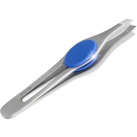 Slant Tweezers Tweezers Soft Grip Stainless Steel