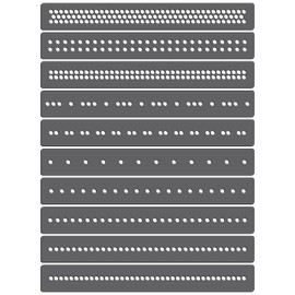 Rhinestone Genie Lines - Plantilla magnética de diamantes de imitación, color negro