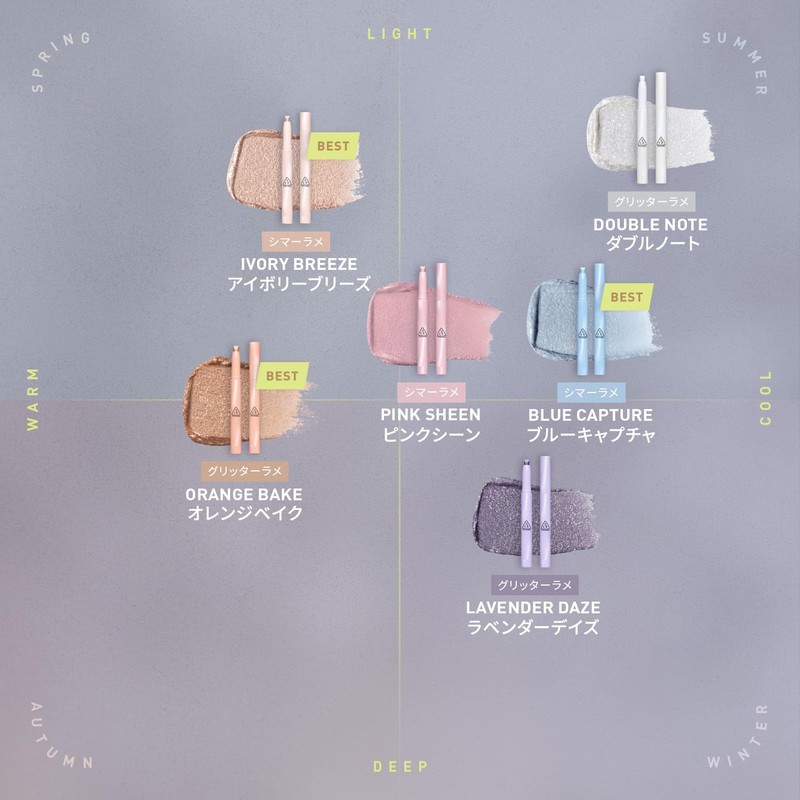 3CE Eye Switch Stick Blue Capture Eye Shadow