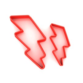 Lightning Bolt Set of 2 Value Cookie/Fondant Cutters Pair 5CM + 8CM