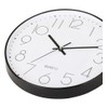 Bargain Lovers Black Wall Clock 12 Inch | Non-ticking Silent