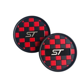 Car Cup Holder Insert Anti-Dust Non-Slip Rubber Coaster Mats Compatible with ST car models