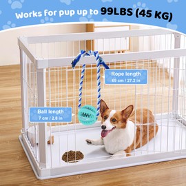 ChengFu Interactive Dog Toys, Crate Training Aids for Puppies, Reduce Stress Anxiety Peanut Butter Dog Food Treat Dispenser Toys(Light Blue)