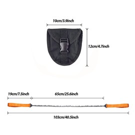 Hand Chainsaw Chainsaw, Carbon Steel Hand Chainsaw, Folding Chainsaw with Handle Including Belt Bag, Quick Wood Tree Cutting Emergency, Outdoor, Camping, 11 Teeth