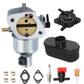 Kalmarr FR691V Carburetor Fit for Kawasaki FR691V FR651V FS691V FS651V Engine Replace#15004-0829 15004-7063 15004-0985 Carb with 11013-0726 Air Filter and 49040-0770 Fuel Pump for kawasaki fr691v Carb