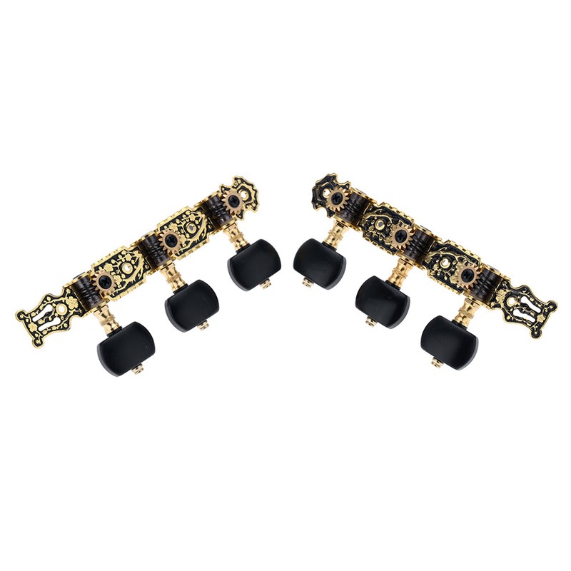 Alice AO-020HV3P 1Pair(Left + right) Classical Guitar Tuning Key Gold