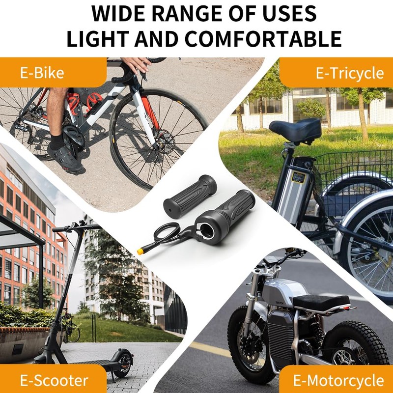 Electric Motorcycle Accelerator Right Hand Full Twist Throttle Ebike Throttle