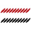 Unlorspy 20Pcs Alligator Clips with Red/Black Soft Insulated Boots Covered