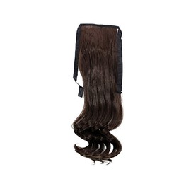 WIG ME UP - YZF-TC18-6 Hairpiece Braid Brown Wavy 45 cm Tape Hair Clip Hair Extension