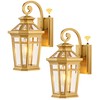 OPAXIS Outdoor Wall Lights Wall Mount, 2-Pack Dusk to Dawn