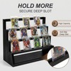 WQLLWFC 4 Tier Wooden Card Display Stand