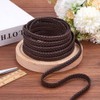 GORGECRAFT 5m x 10mm PU Braided Leather Cord Bolo Tie
