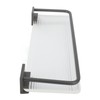 30cm Bathroom Wall Mounted Shelf Space Aluminum Acrylic Towel Rack