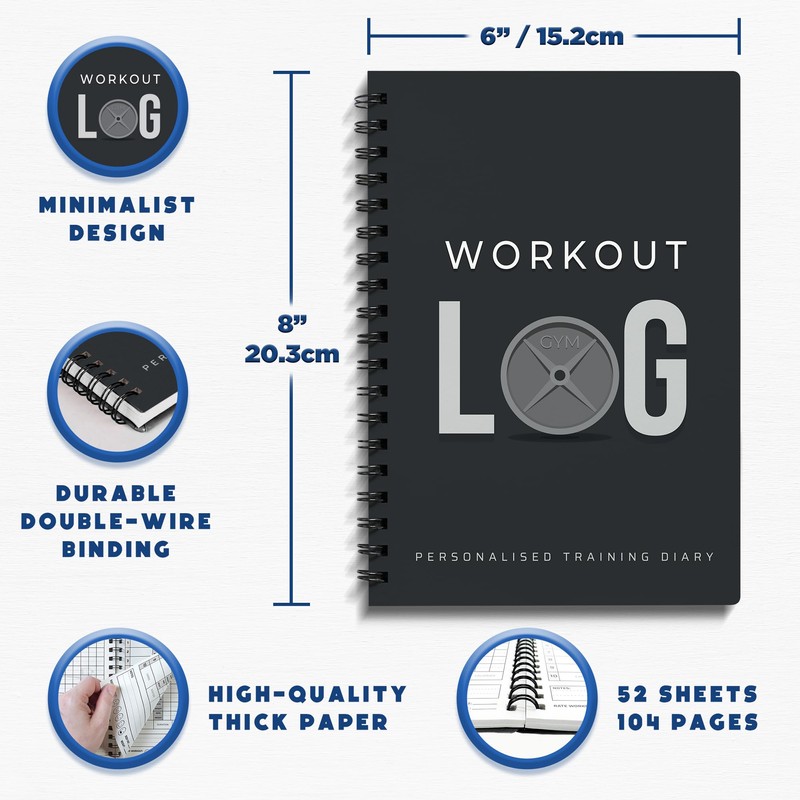 Workout Planner for Daily Fitness Tracking & Goals Setting -
