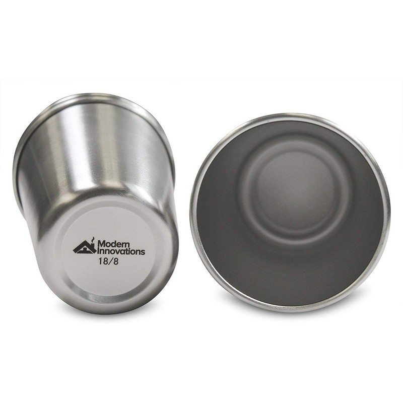 16 Ounce Stainless Steel Pint Cups - Stackable Pint Cup