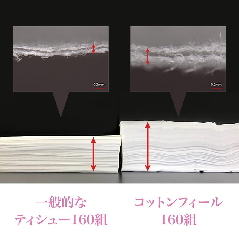 Elleair Cotton Feel Tissue 160 Pairs x 3 Boxes 100%