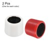 PATIKIL Round Billiard Cue Tip Sander, 2 Pack Rubber Cue
