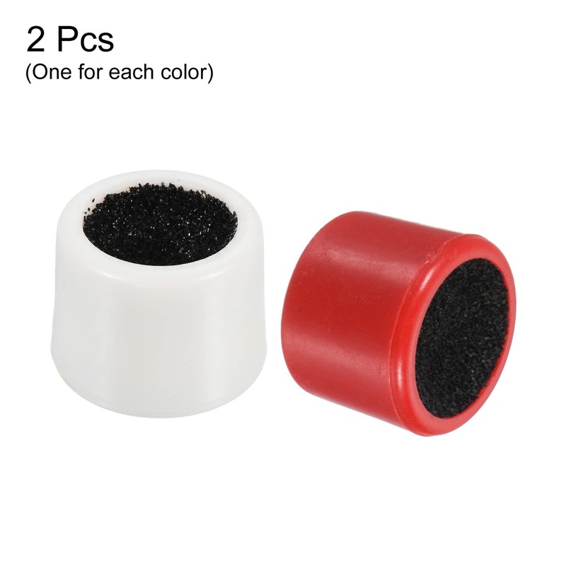 PATIKIL Round Billiard Cue Tip Sander, 2 Pack Rubber Cue