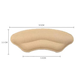 Pack of 6 Heel Cushions for Too Large Shoes, Heel Protectors for Against Bladder, Loose Shoes, Heel Pain and Friction, So that the Shoes Fit Firmly