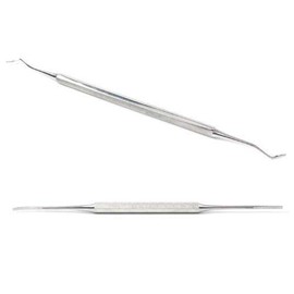 BlueInox Ingrowing Toenail Lifter and File Set Classic Stainless Steel Straight/Bent