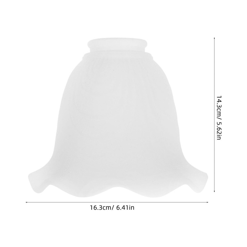 Gadpiparty Tulip Glass Lamp Shades, Lily Lamp Replacement Shades for