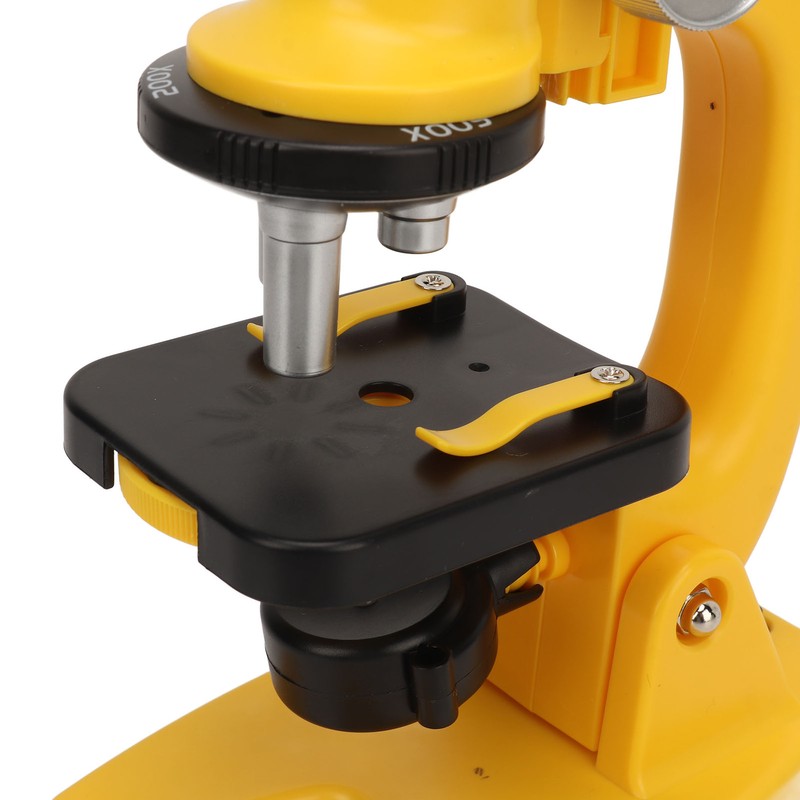 Kids Beginner Microscope Science Kit Portable 200X‑1200X Microscope Kit for